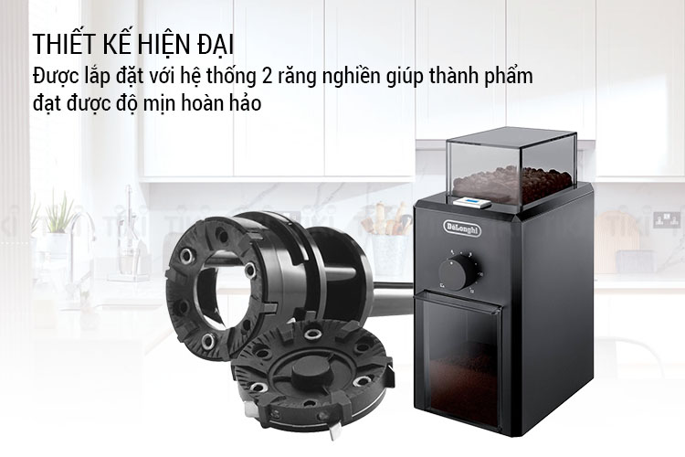 Máy Xay Cà Phê DeLonghi KG79 – Đen - Hàng Chính Hãng