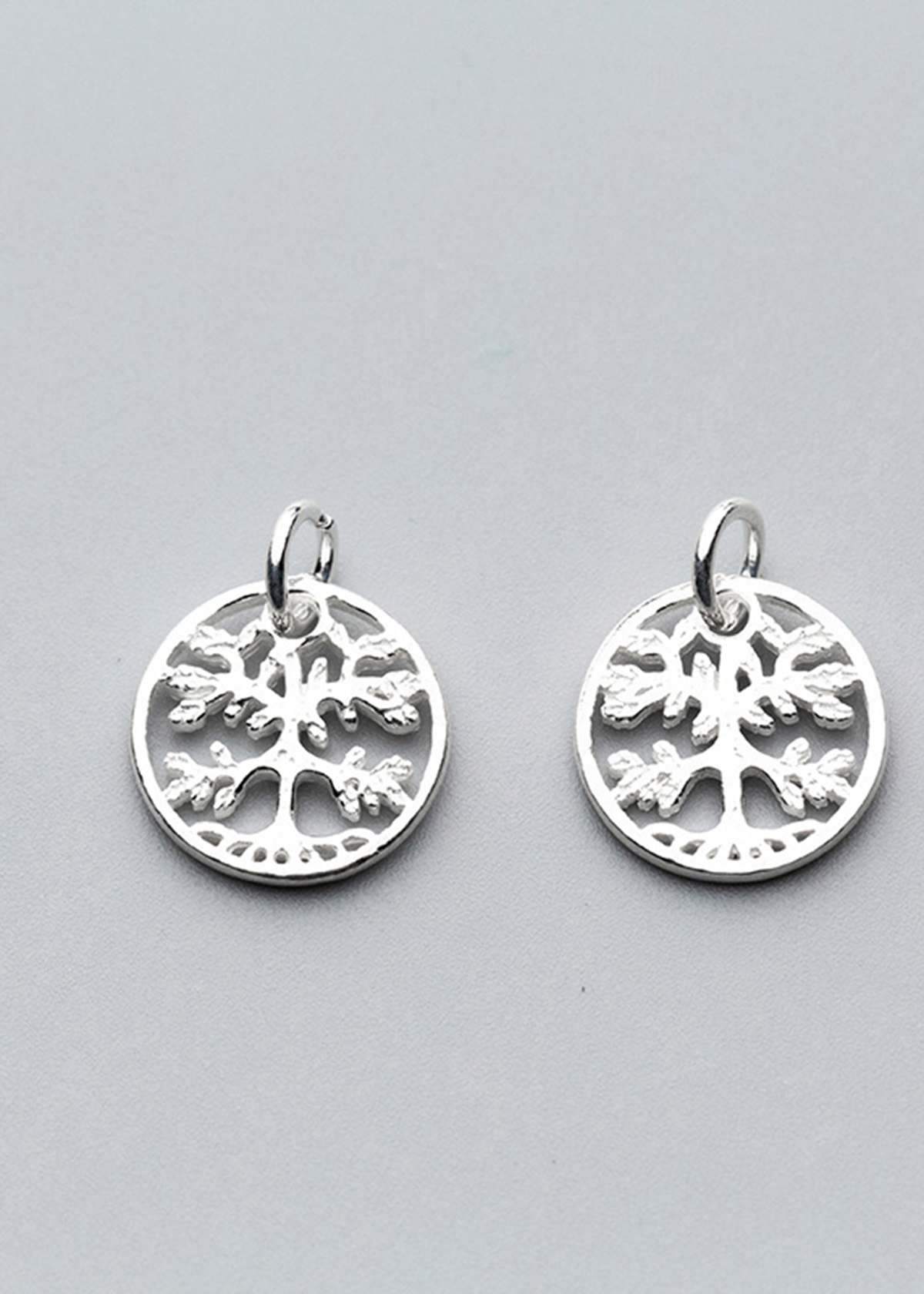 Charm bạc cây trí tuệ treo #2 - Ngọc Quý Gemstones