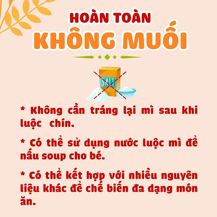 Combo 3 Gói Mỳ Ăn Dặm Hakubaku ( Dành Cho Bé Từ 5 Tháng )