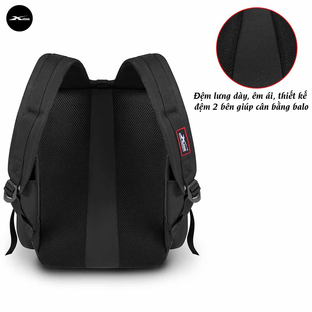 Balo Laptop Xbags Modern XB 2007 - Balo Thời Trang Nhỏ Gọn Cho Teen, Học Sinh Sinh Viên, Dân Văn Phòng, Thiết Kế Hiện Đại, Vải Bền Đẹp