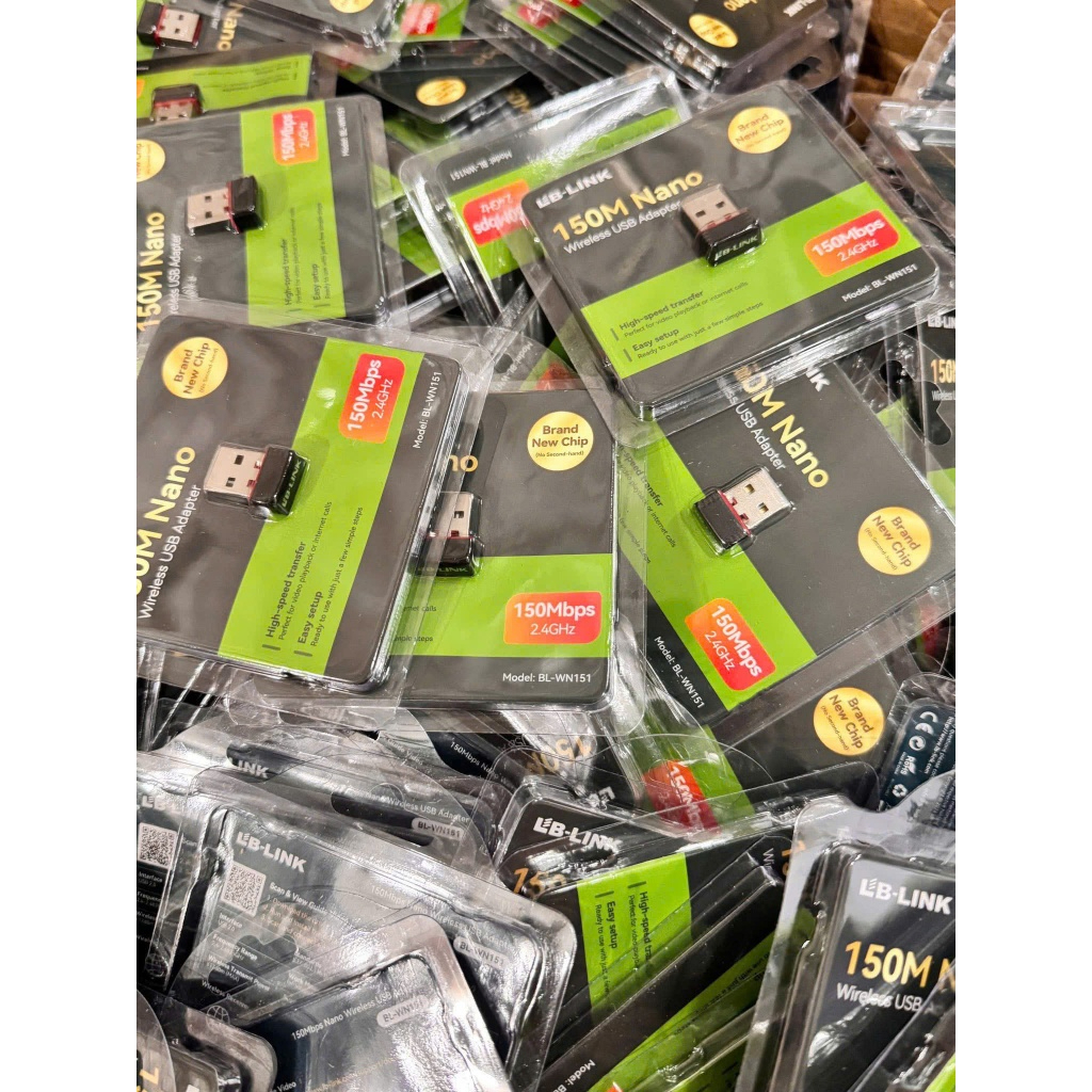 USB Thu Wifi LB-LINK BL-WN151 Nano - Hàng chính hãng 