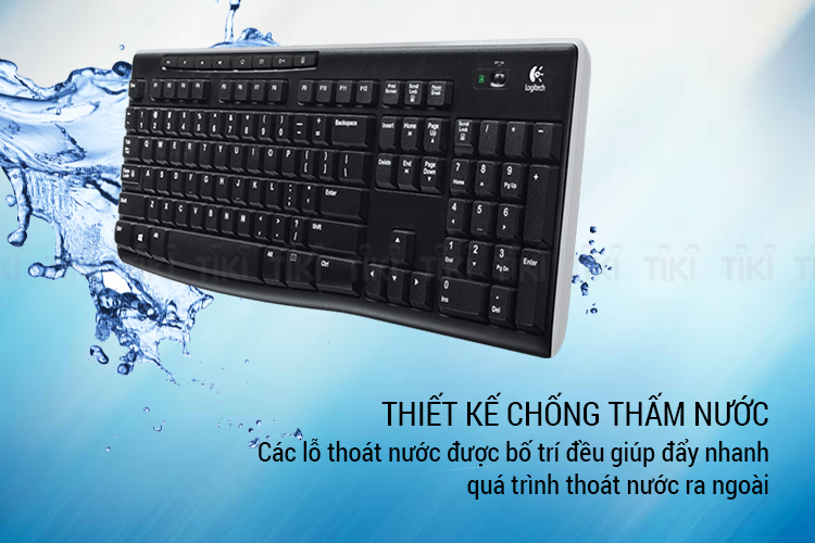 Bàn Phím Không Dây Logitech K270 - Hàng Chính Hãng