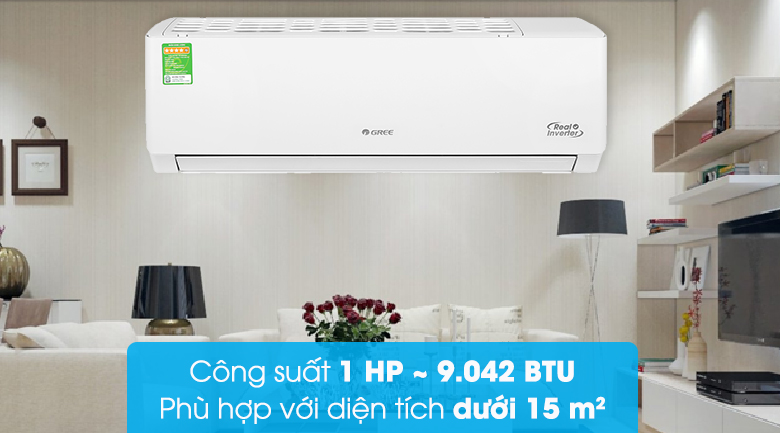 Máy lạnh Inverter Gree GWC09PB-K3D0P4 (1.0HP) - Hàng chính hãng - Chỉ giao tại Đà Nẵng