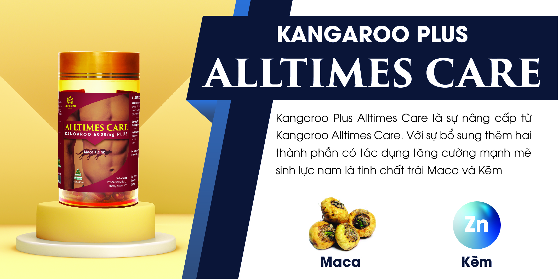 viên uống sinh lý nam alltimes care kangaroo plus nhập khẩu 100% úc hộp 30 viên 1