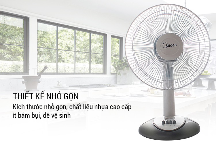 Quạt Bàn MIDEA FT30-Y8BA - Hàng Chính Hãng