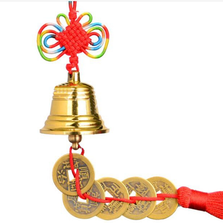 Chuông gió đồng xâu xu ngũ đế phong thủy