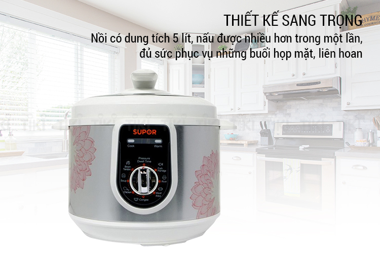 Nồi Áp Suất Điện Supor SPC50YA310VN (5.0 lít) - Hàng Chính Hãng