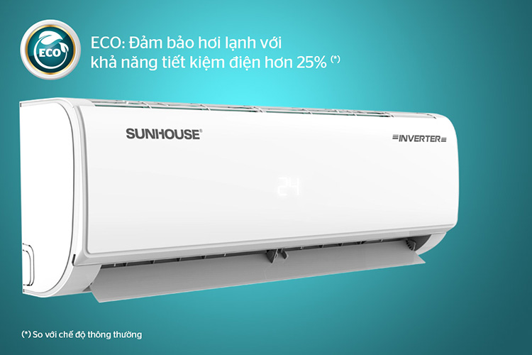 Điều Hòa Inverter Sunhouse SHR-AW12IC610 (12.000Btu) - Hàng Chính Hãng - Chỉ Giao tại Hà Nội