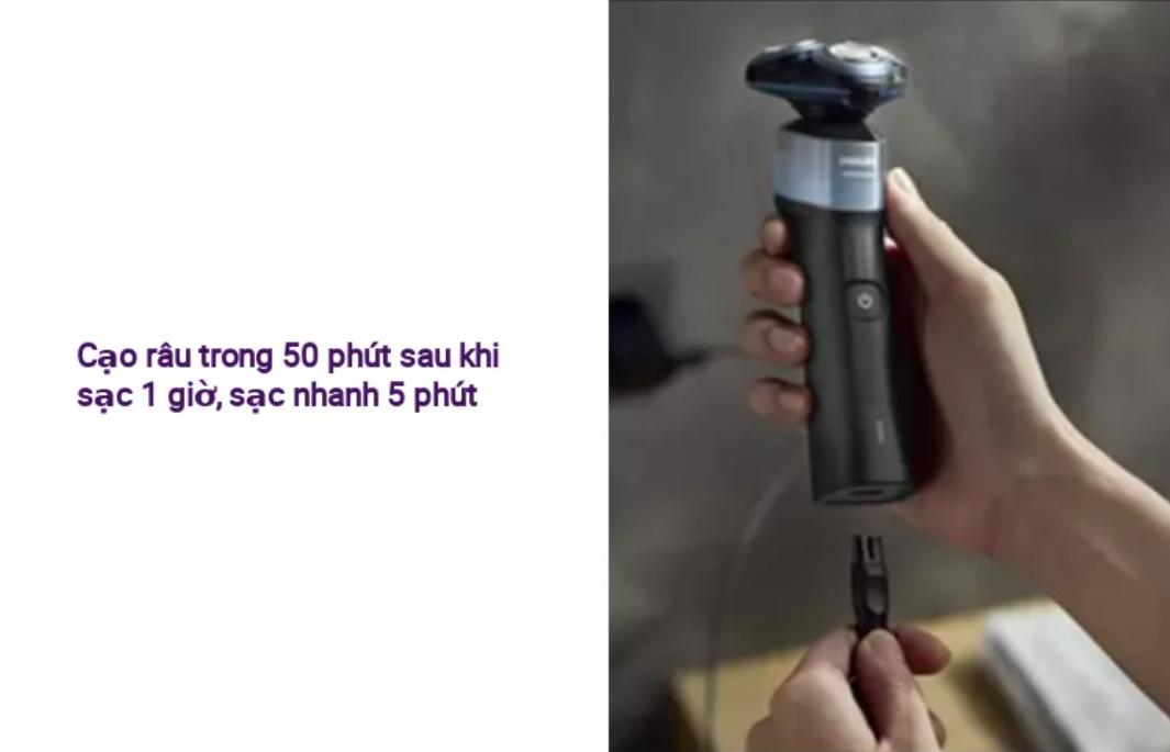 Máy cạo râu khô và ướt Philips X5006,  bảo hành  2 năm, Hàng chính hãng