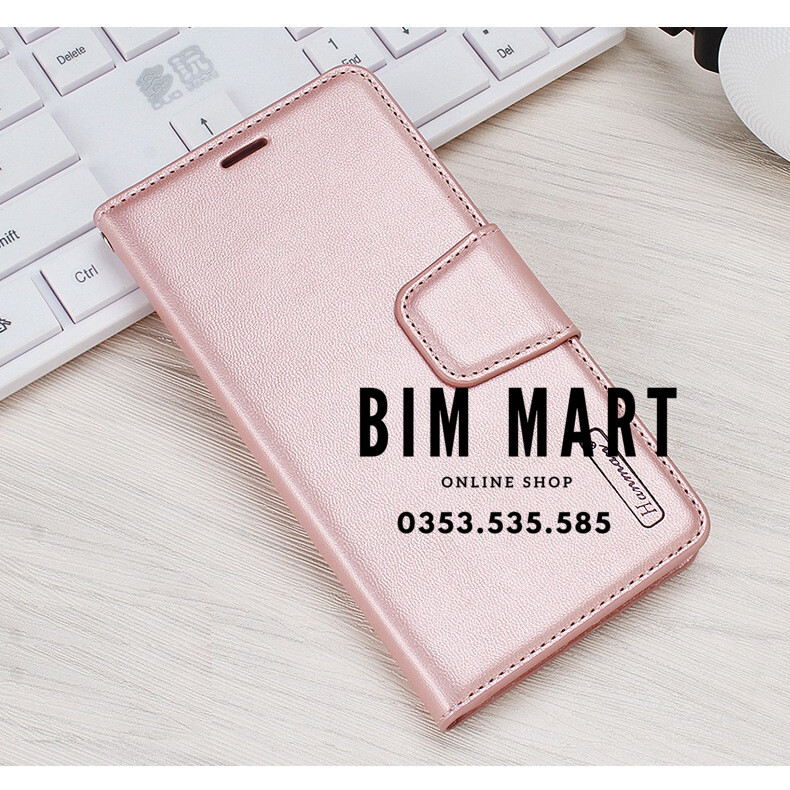 Bao da dạng ví dành cho Samsung A23 Hanman có quai cài - Hàng nhập khẩu