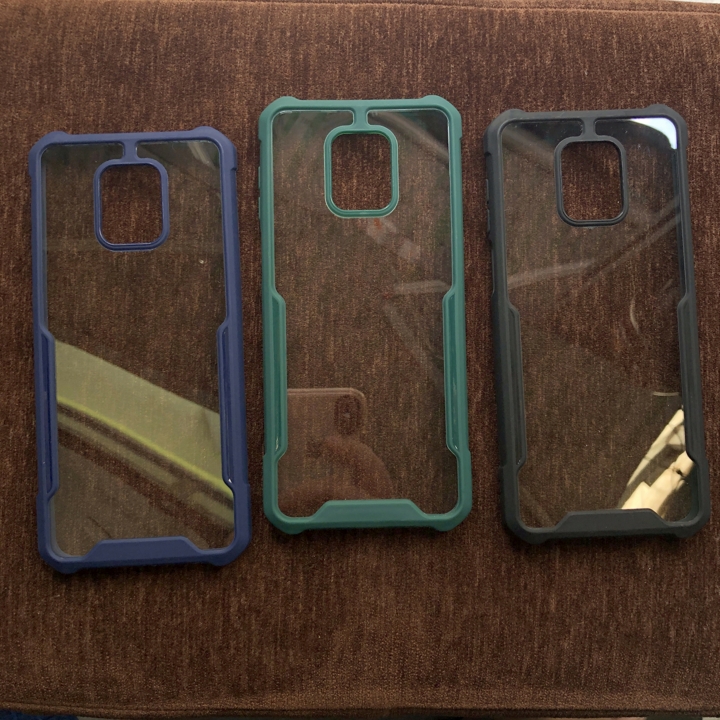 Ốp lưng cho Redmi Note 9s - Redmi Note 9 Pro - Redmi Note 9 Pro Max giả kính chống sốc