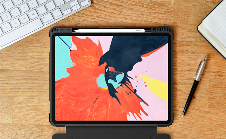 Bao da iPad iPad Pro 12.9'' 2018 (thế hệ 3) Nillkin with Pencil Holder