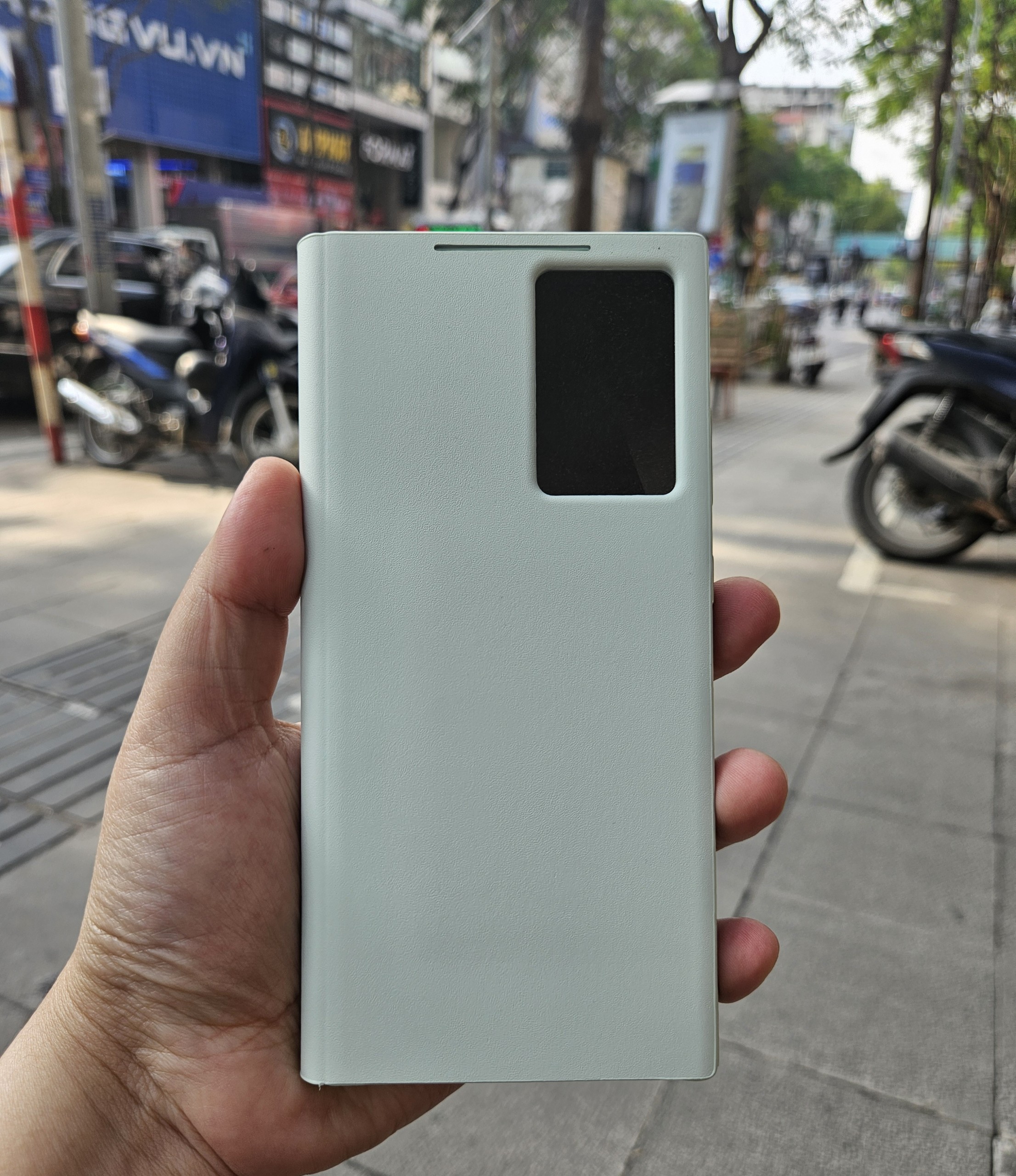 Bao da Smart View Wallet Case samsung S24 Ultra -Hàng Chính hãng