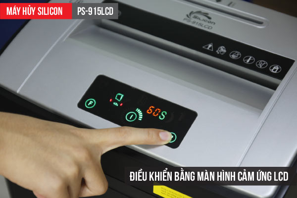Máy Hủy Tài Liệu Silicon PS-915LCD