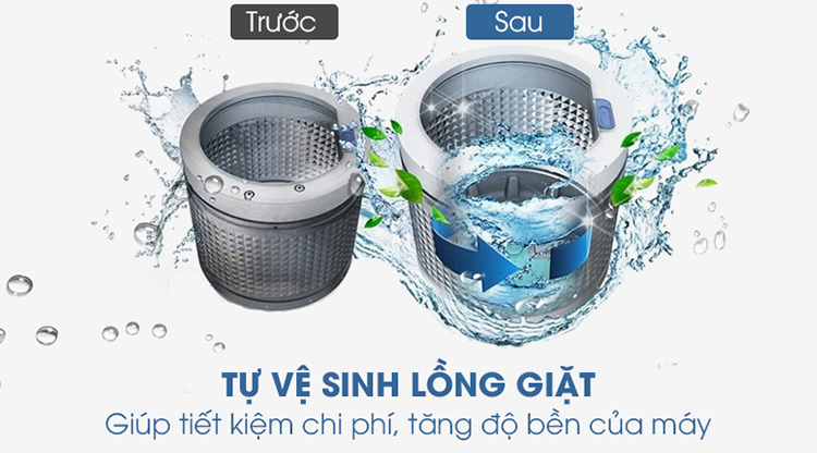 Máy Giặt Inverter LG T2108VSPM2 (8kg) - Hàng Chính Hãng - Chỉ Giao Tại HCM