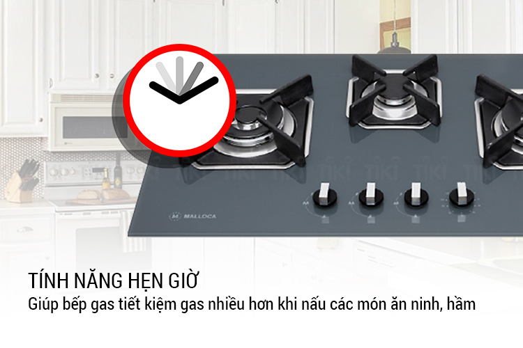 Bếp 3 Gas Âm Malloca AS 9603 DG - Hàng Chính Hãng