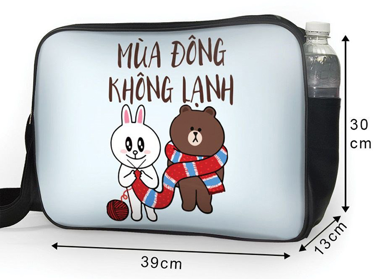 Túi Đeo Chéo Hộp Unisex Mùa Đông Không Lạnh - TCFU224