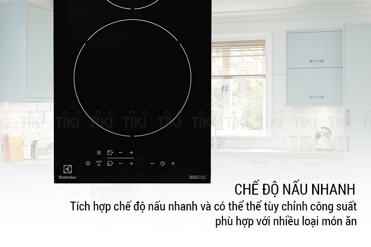 Bếp Âm Từ Đôi Electrolux EHH3320NVK - 29cm (3700W) - Hàng Chính Hãng