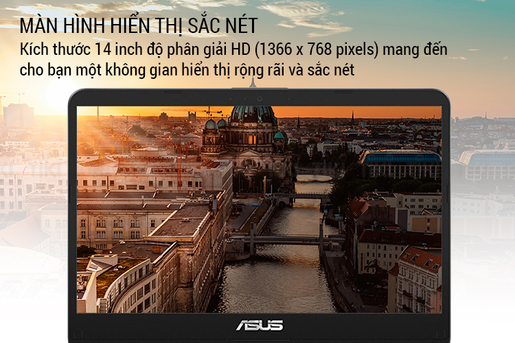 Laptop Asus Vivobook X407MA-BV085T N4000/ Win10 (14 inch) - Hàng Chính Hãng