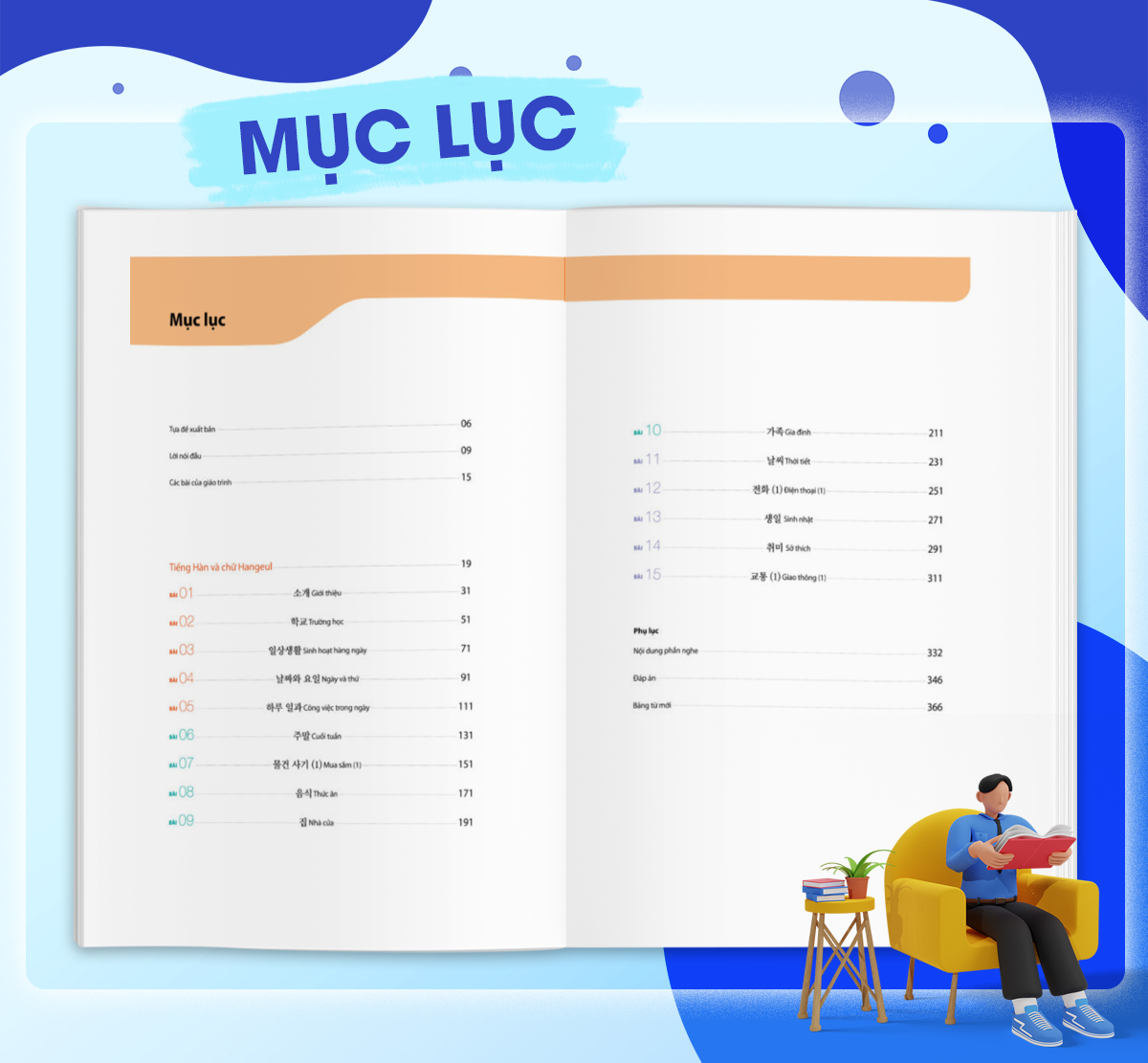 Giáo trình tiếng Hàn tổng hợp dành cho người Việt Nam – Sơ cấp 1 bản đen trắng (tặng kèm bookmark PS)