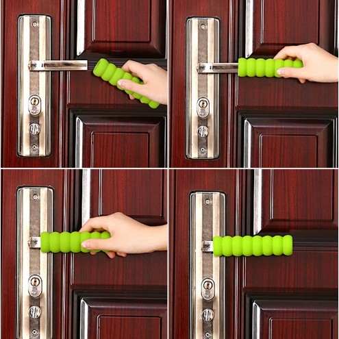 Miếng bọc tay nắm cửa đa năng bằng mút xốp bọt biển chống va chạm, an toàn và bảo vệ nhà cửa hiệu quả (giao màu ngẫu nhiên)