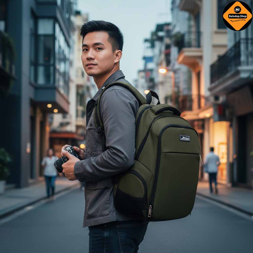 Balo Du Lịch Loại Lớn Xbags Travel XB1001 Đựng Laptop 17 Inch, Chống Nước Hiệu Quả, Nhiều Ngăn Rộng Rãi, Cá Tính Trẻ Trung!