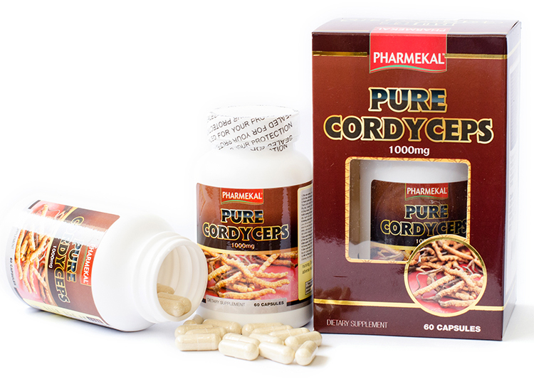 Viên Uống Đông Trùng Hạ Thảo Pharmekal Pure Cordyceps (60 Viên) - Vàng