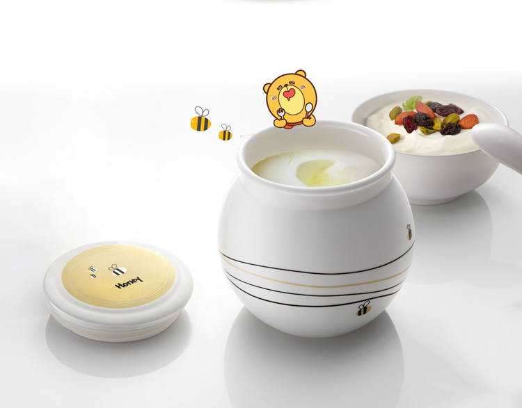Bear (Bear) rice wine yogurt machine home automatic honey pot ceramic liner microcomputer timing SNJ-530