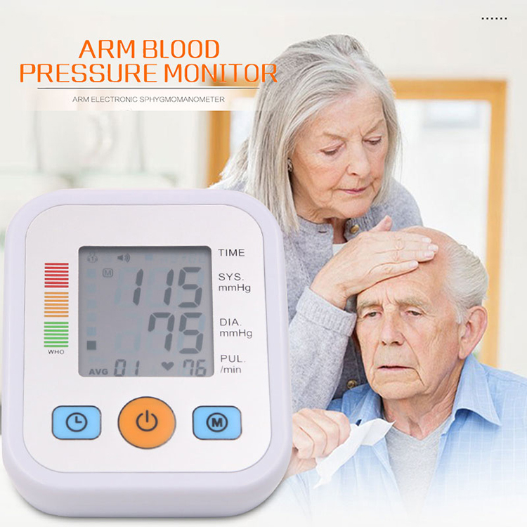 Sphygmomanometer Wrist Sphygmomanometer Portable White Supervise Fully Automatic