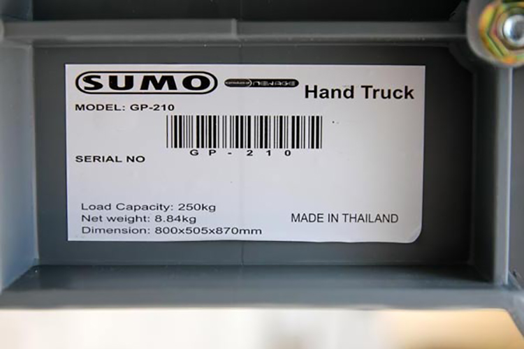 Xe Đẩy Hàng Sàn Nhựa Sumo Thái Lan Gp-210
