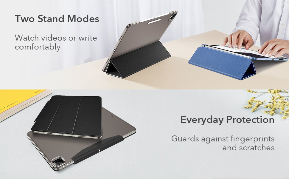 Bao Da Dành Cho iPad Pro 12.9 inch 2021 ESR Ascend Trifold Hard Case - Hàng Chính Hãng