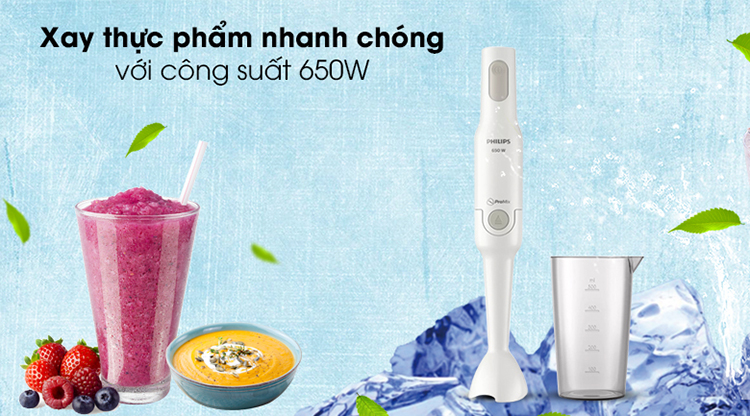 Máy xay sinh tố cầm tay Philips HR2531/00 - Hàng chính hãng