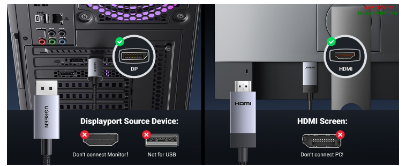 Cáp chuyển đổi Displayport sang HDMI dài 2M hỗ trợ 4K60Hz, 2K144Hz, 1080p240Hz Ugreen 15774 cao cấp - Hàng chính hãng