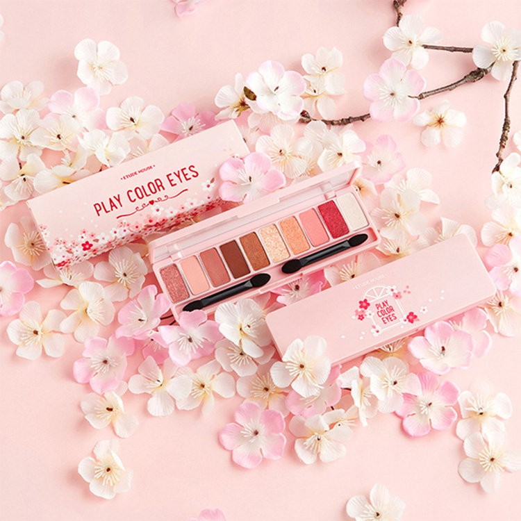 Bảng Phấn Mắt 10 Màu Etude House Play Color Eyes #Cherry Blossom 0.8Gx10 - Phân Phối Bởi Nhà Bán Hàng