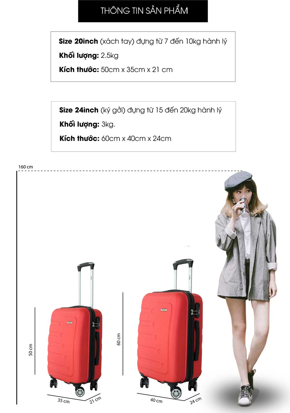 Bộ 2 Vali Trip P16