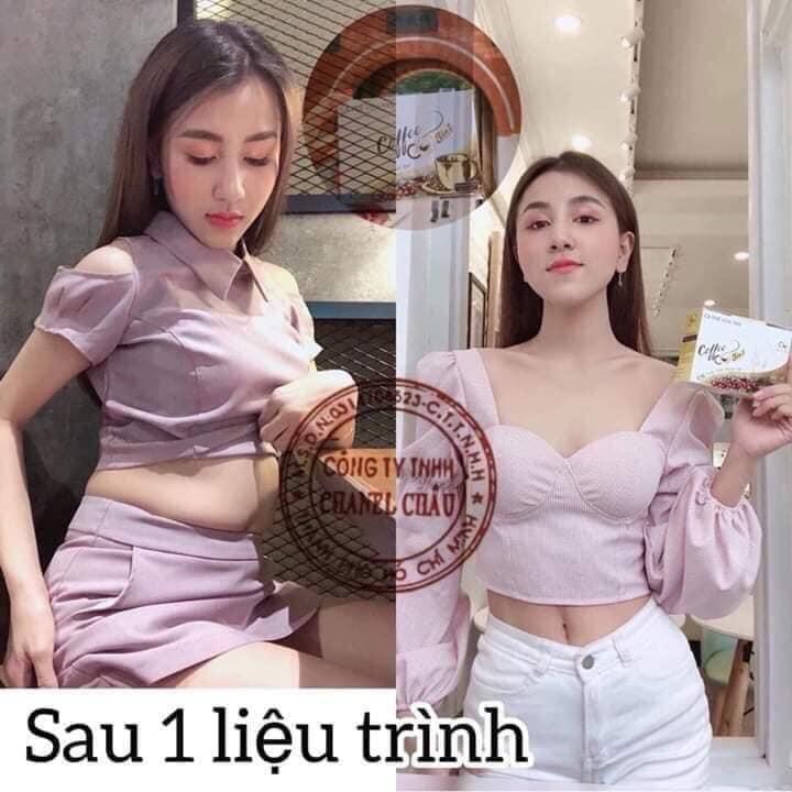 combo 10 hộp cafe hỗ trợ giảm cân hòa tan cq coffee 3in1 thái lan ( hàng công ty chanel châu ) 1