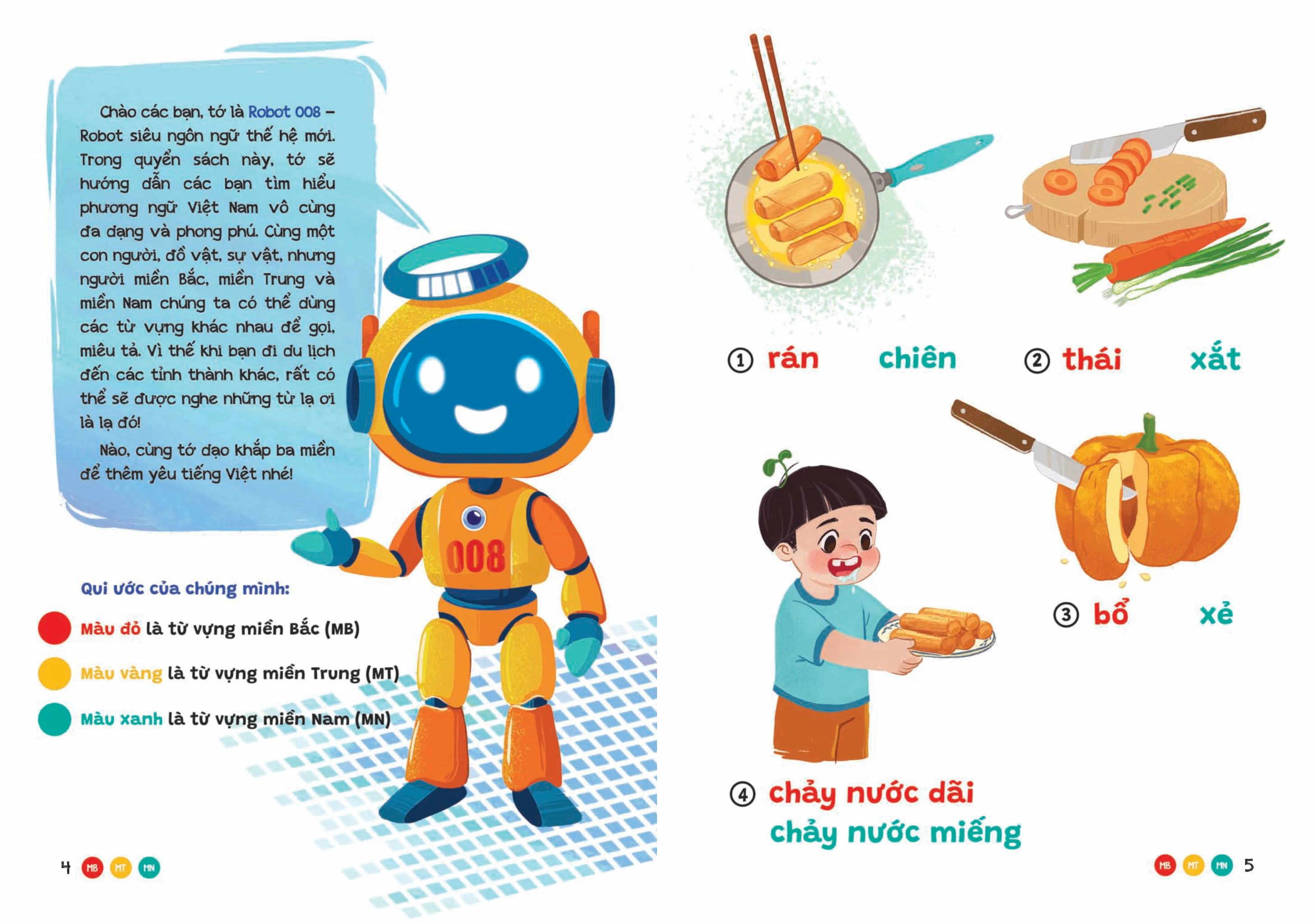 Combo Phương Ngữ Việt Nam - Từ Vựng Phong Phú Cho Bé ( 3 Cuốn)