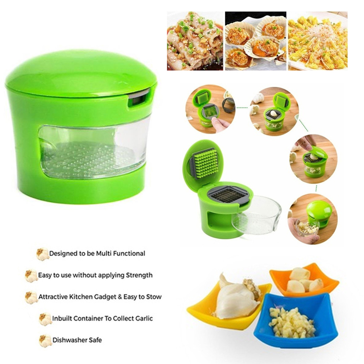 Garlic Press Chopper Slicer Cutter Tools Hand Presser Grinder Crusher Practical