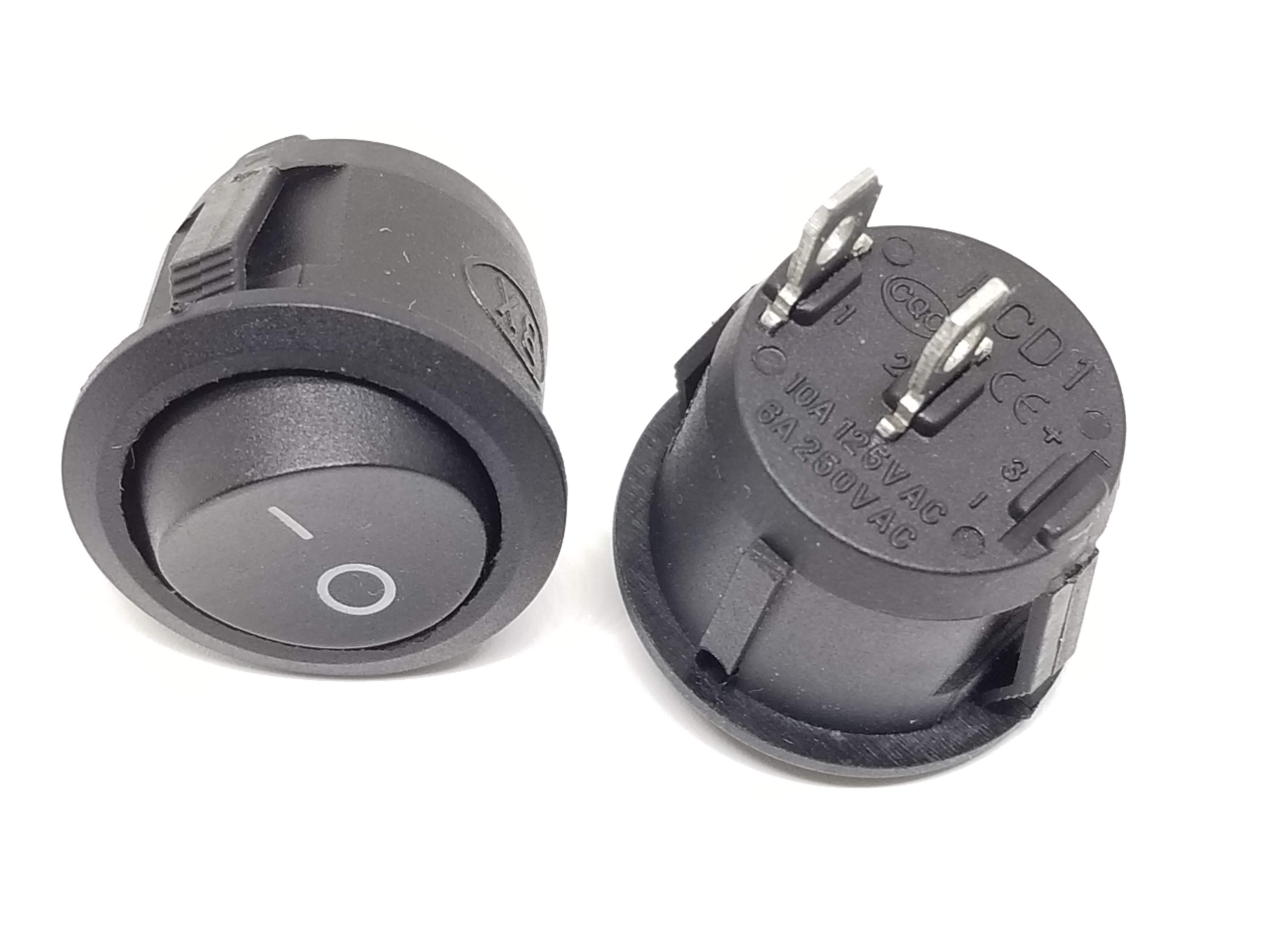 công tắc tròn bập bênh 20mm - FUKIDI