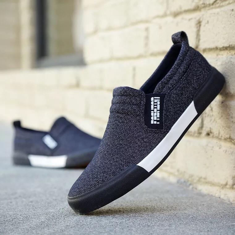 Giày Lười Vải Nam Thời Trang Và Lịch Lãm Fashion Hapu