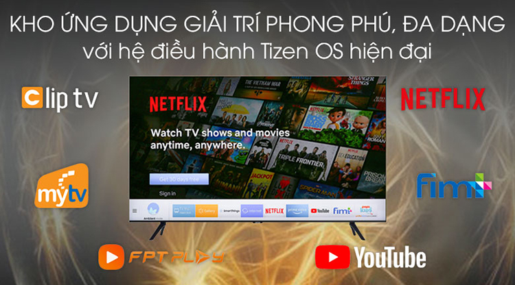 Smart Tivi Samsung 4K 43 inch UA43TU8100 - Hàng chính hãng