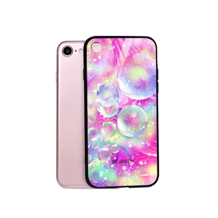 Ốp điện thoại kính cường lực cho máy iPhone 5/5s/se - Lung Linh Sắc Màu MS LLSM009