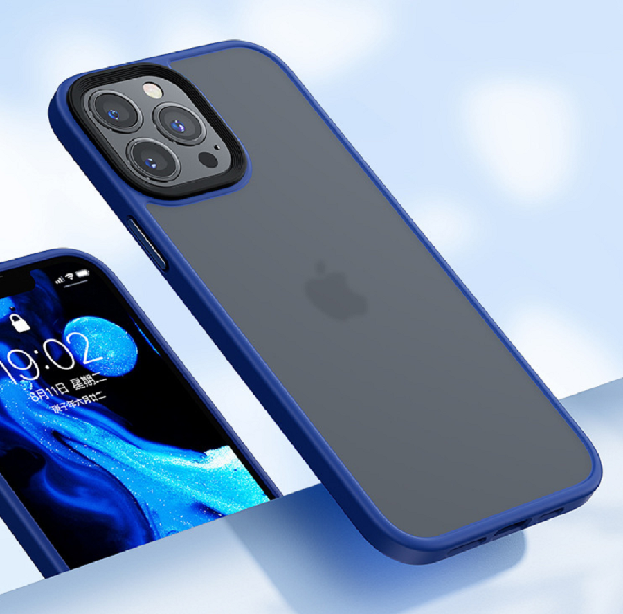 Ốp lưng viền màu lưng nhám trong chống sốc hiệu J-Case dành cho iPhone 11 Pro Max, 12 Pro Max( hàng chính hãng)