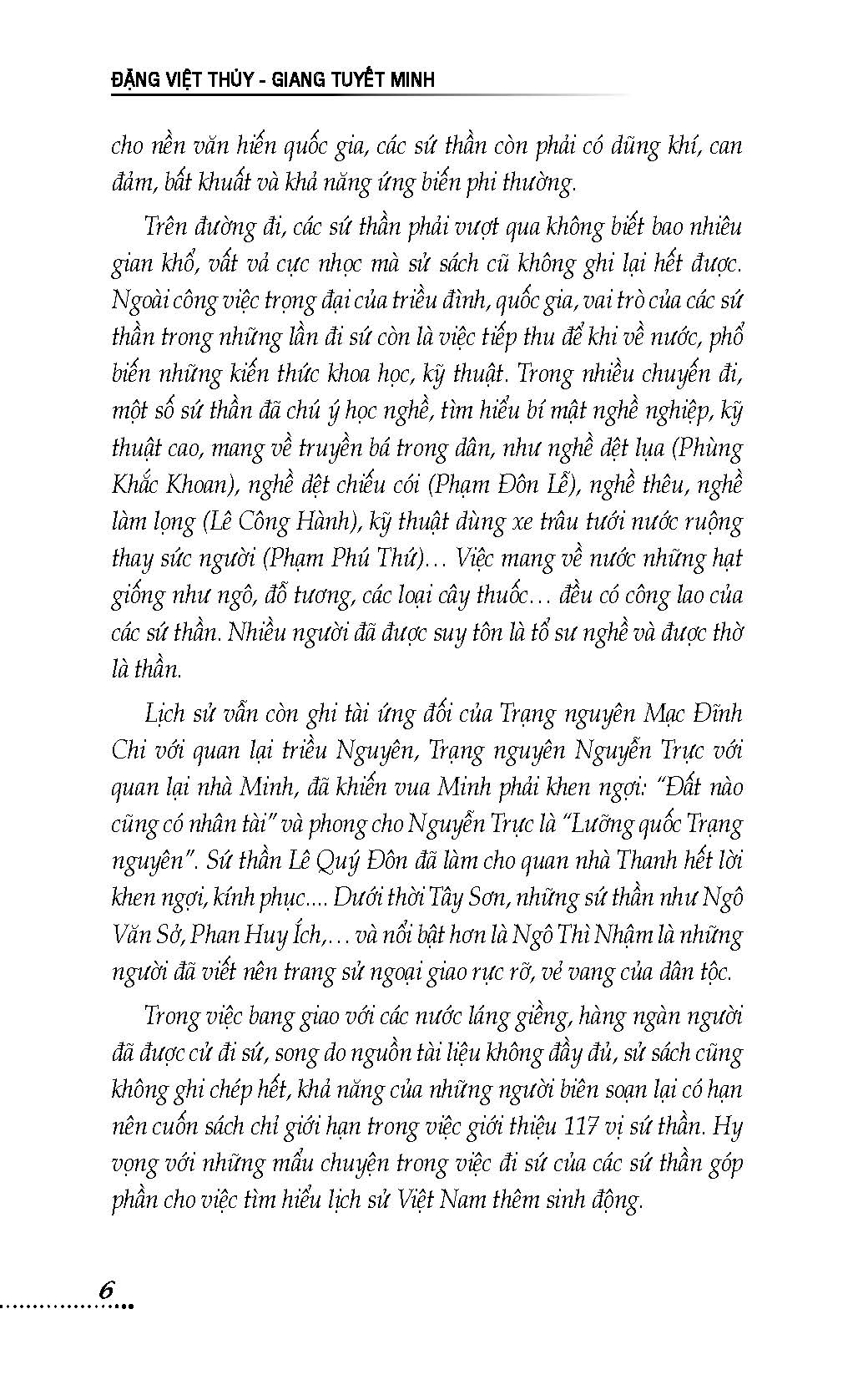 117 Vị Sứ Thần Việt Nam