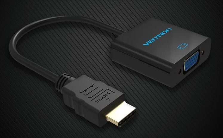 WDC (VENTION) HDMI to VGA converter HD line display adapter PC projector conversion line 0.15 m black VAA-V03