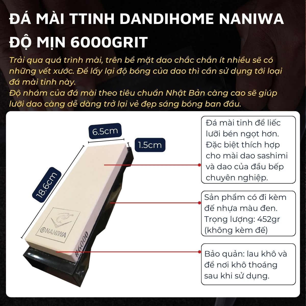 Đá mài dao Naniwa Nhật Bản cao cấp đủ các độ mịn