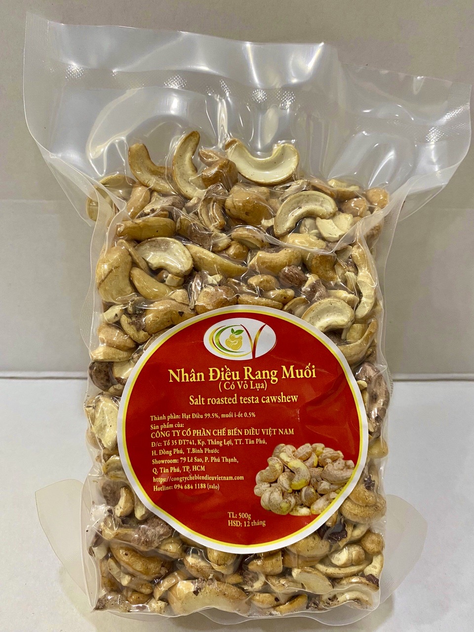 Nhân Điều Rang Muối 500g