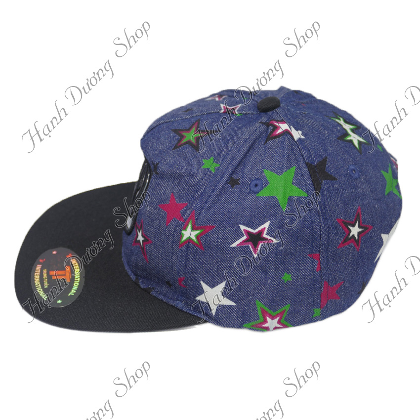 Nón kết hiphop Snapback năng động dành cho trẻ em từ 3 đến 5 tuổi, thiết kế mỏ bằng độc đáo - Hạnh Dương