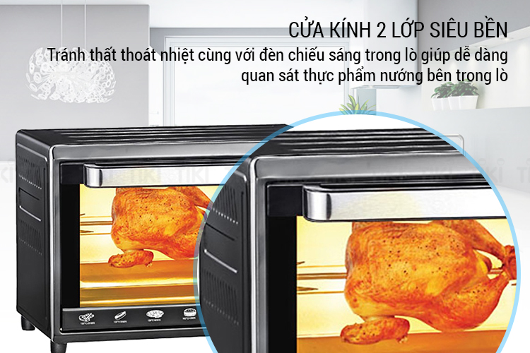 Lò Nướng Điện Nagakawa NAG3238 (38 Lít) - Hàng Chính Hãng