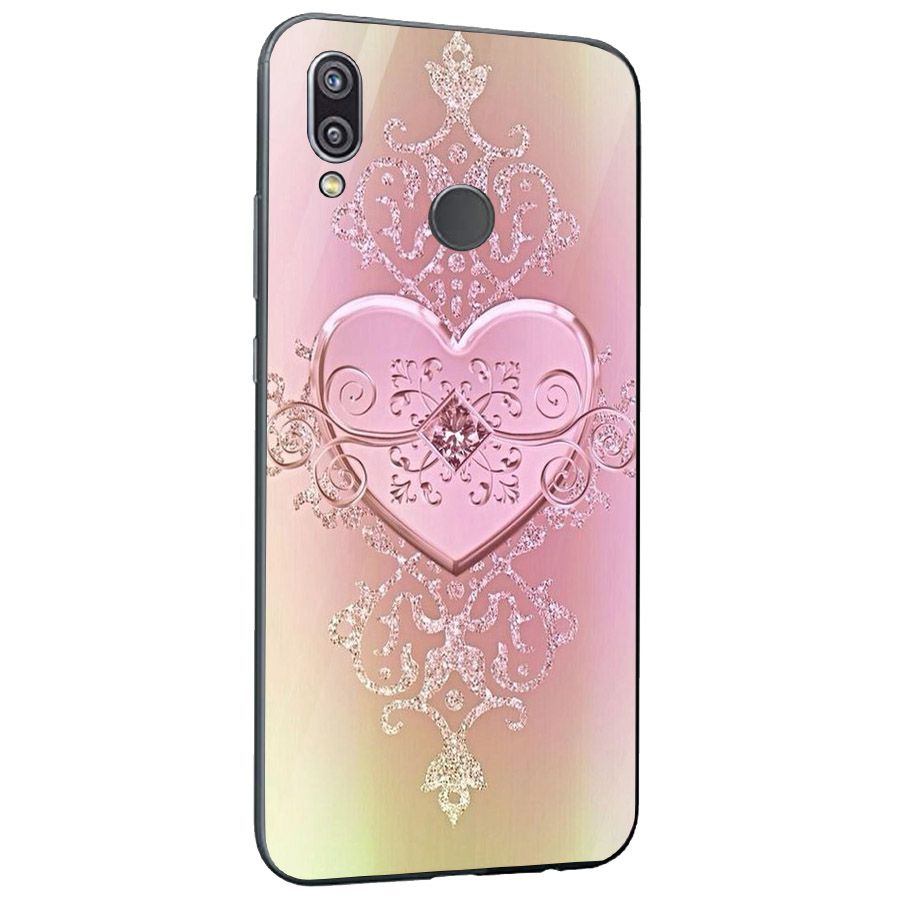 Ốp kính cường lực cho điện thoại Huawei NOVA 3E/P20 LITE - trái tim tình yêu MS LOVE034